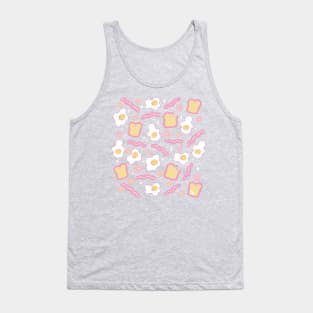 Kawaii Breakfast Pattern Tank Top